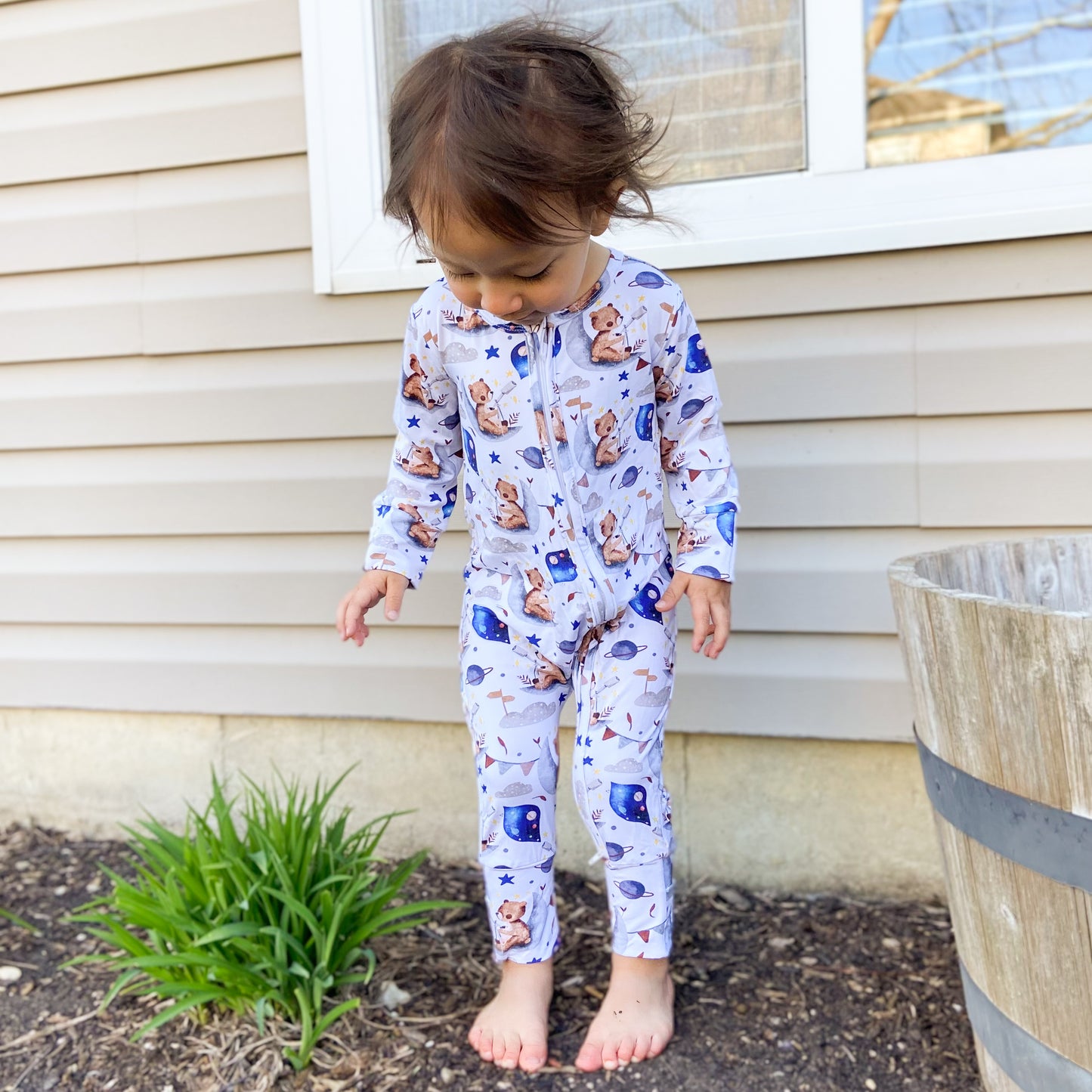 Sweet Dreams Modal Zipper Pajamas (TAT 2-4 Business Days)