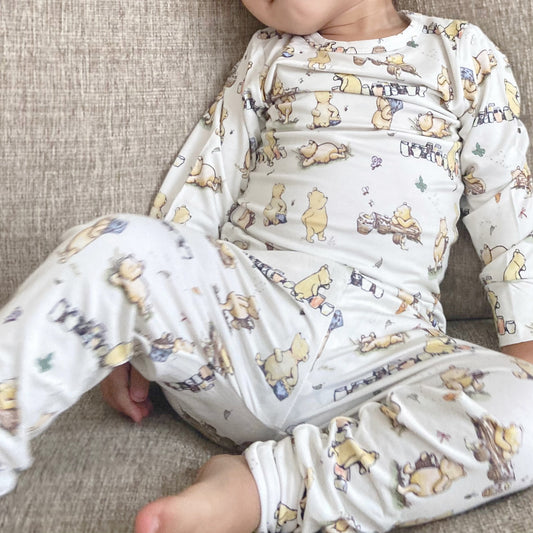 Rumbly in My Tumbly Bamboo 2-Piece Pajamas (TAT 2-4 Business Days)