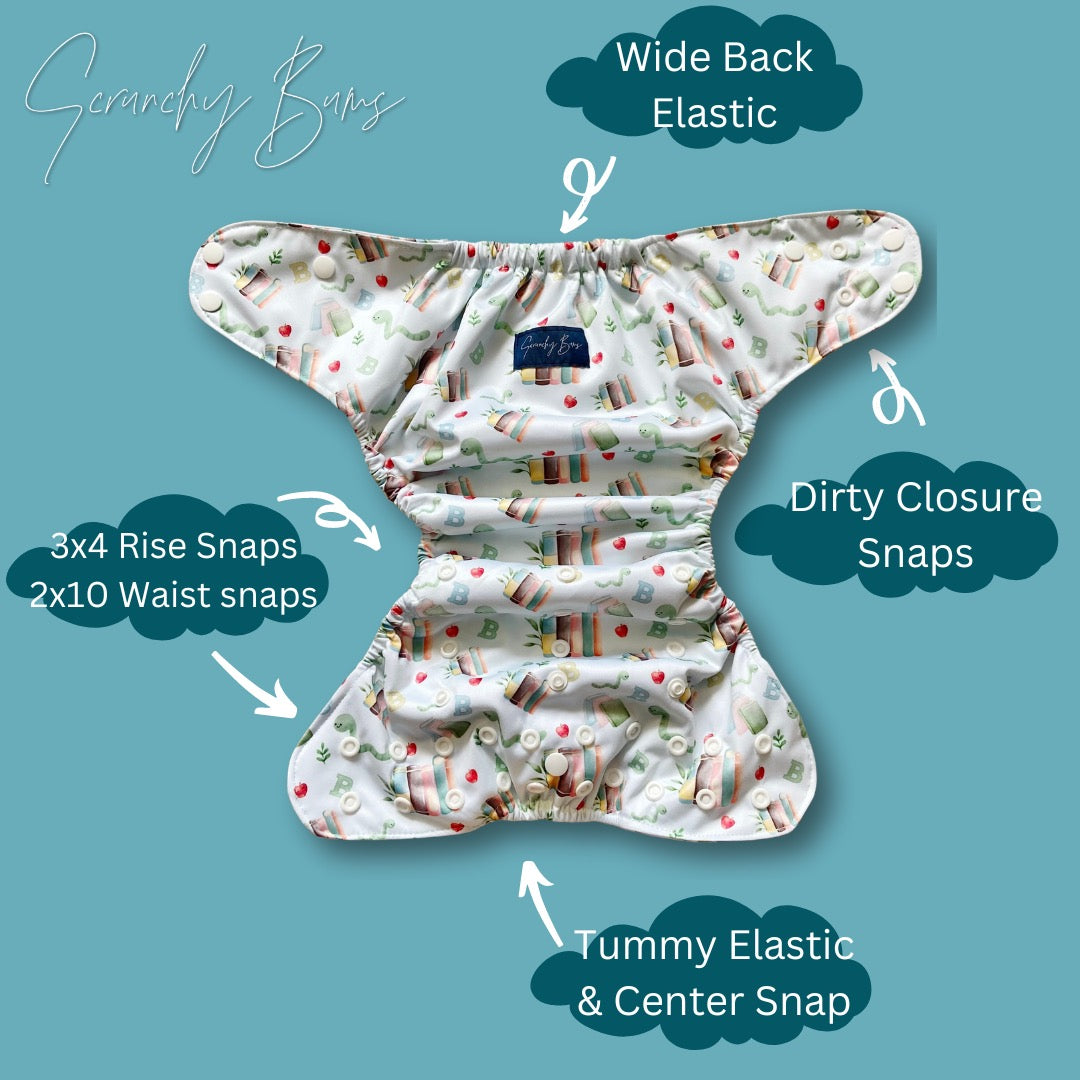 In a Jam Diaper Cover - XL (TAT 2-4 Business Days)