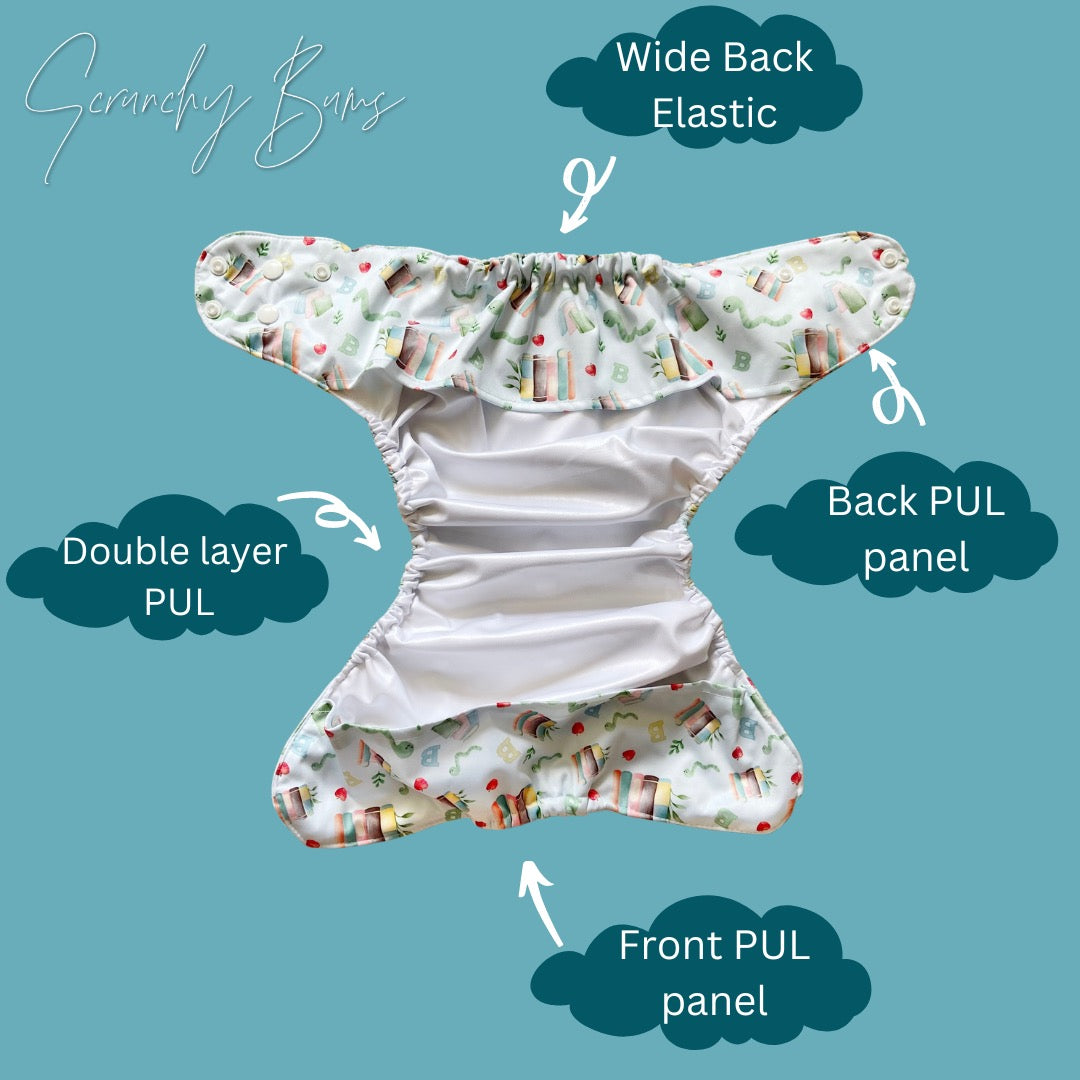 Spill the Tea Diaper Cover - One Size (TAT 2-4 Business Days) – Scrunchy  Bums